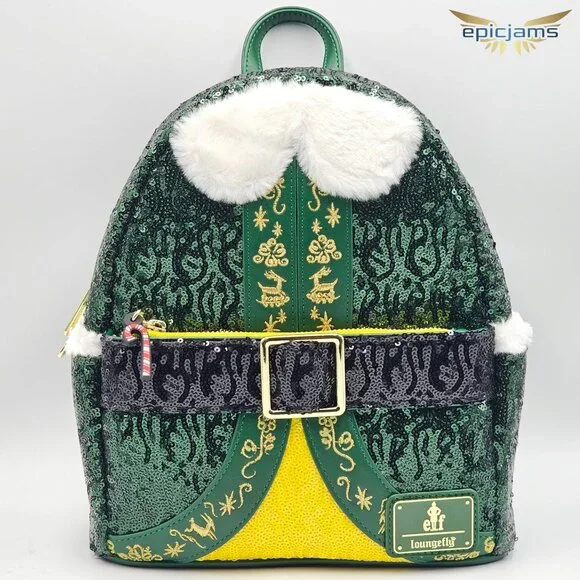 Loungefly | Bags | Loungefly Elf Sequin Mini Backpack | Poshmark display picture 2
